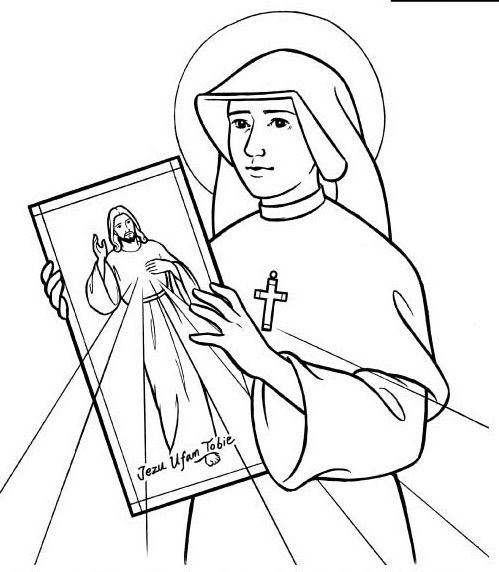 Divine mercy coloring page divine mercy sunday catholic coloring divine mercy