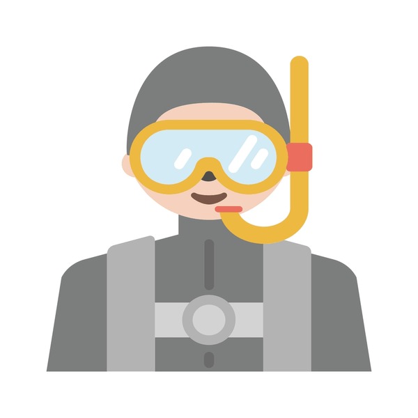 Diver clipart royalty