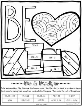 Division color by number long division worksheets long division practice fun math worksheets th grade math teaching math