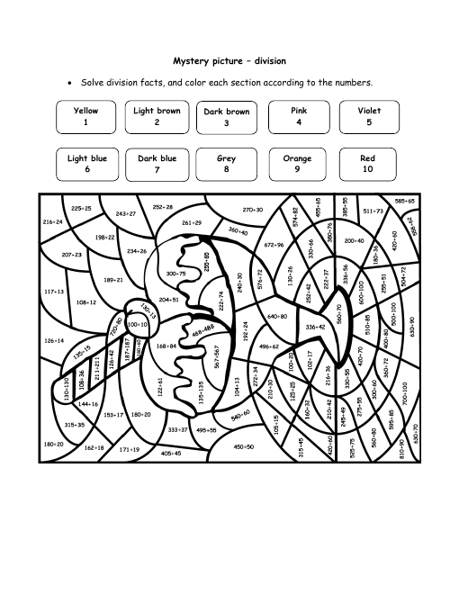 Home coloring pages free coloring multiplication worksheets printables color worksheets division worksheets math pages