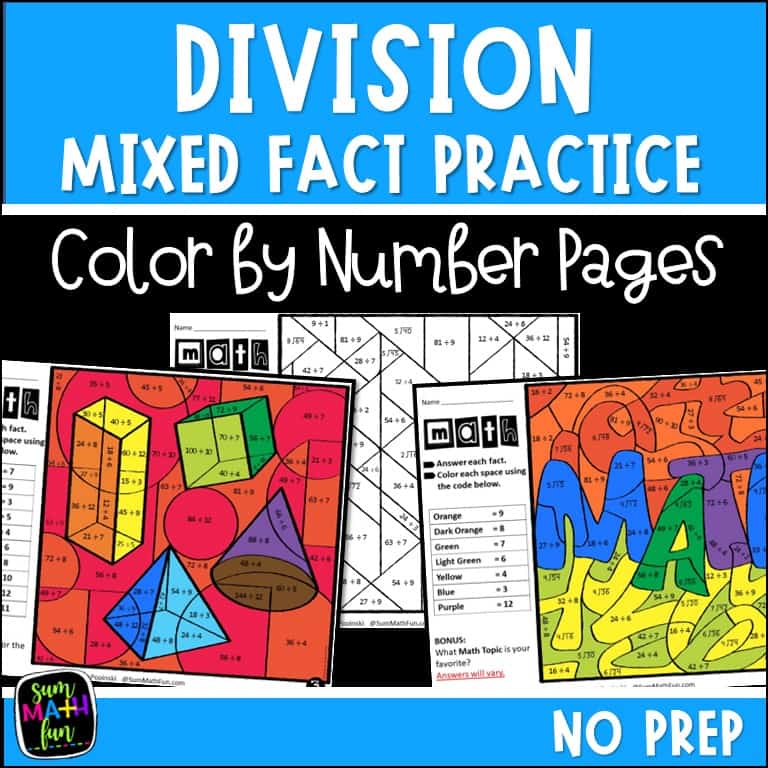 Division worksheets