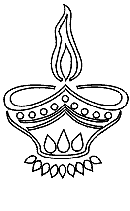 Diya diwali coloring pages hindu mommy