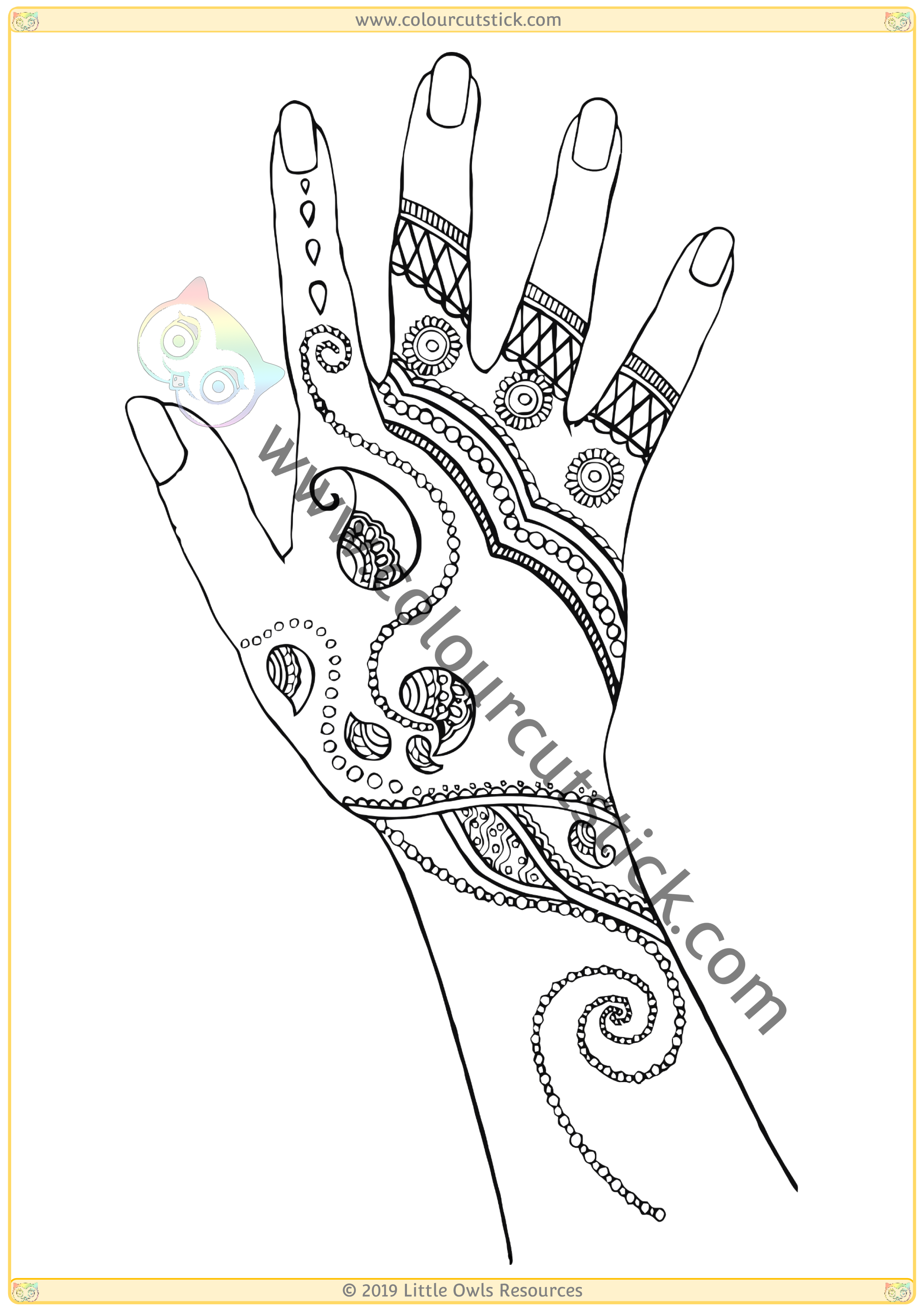 Free diwali colouringcoloring pages