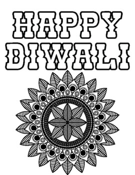 Diwali coloring pages by whenlifehandsyoulemons tpt