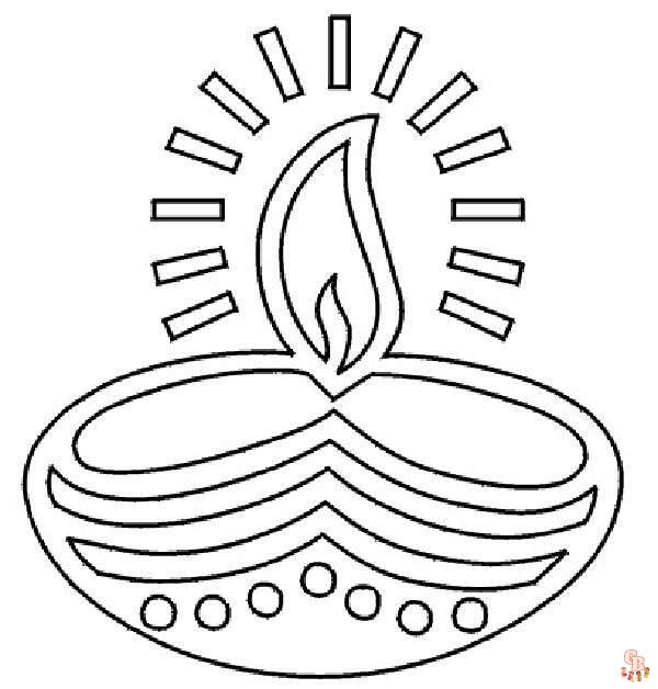 Celebrate diwali with joy free printable diwali coloring pages for kids