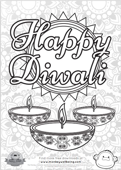 Diwali colouring