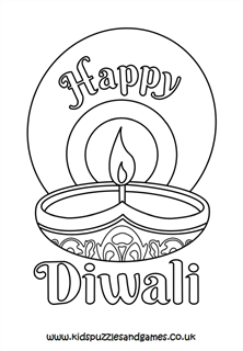 Happy diwali louring page