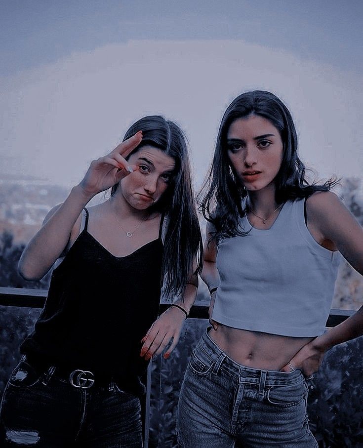 Charli damelio and dixie damelio tiktok fotos wallpapers melhores amigas