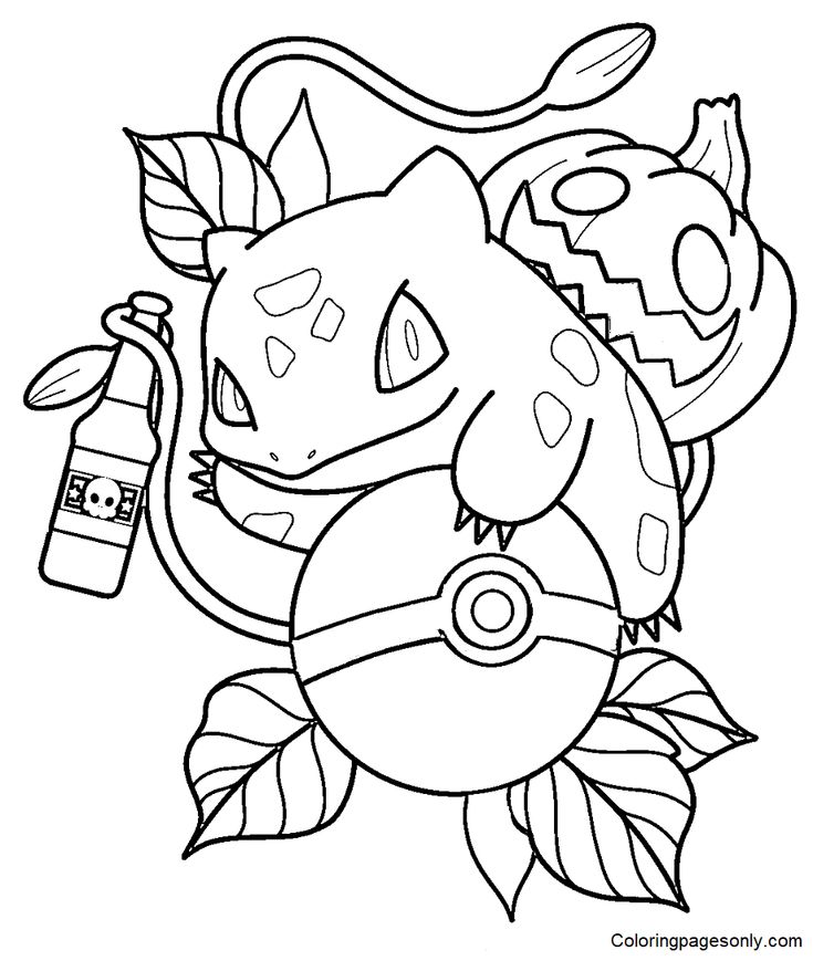 Bulbasaur coloring pages