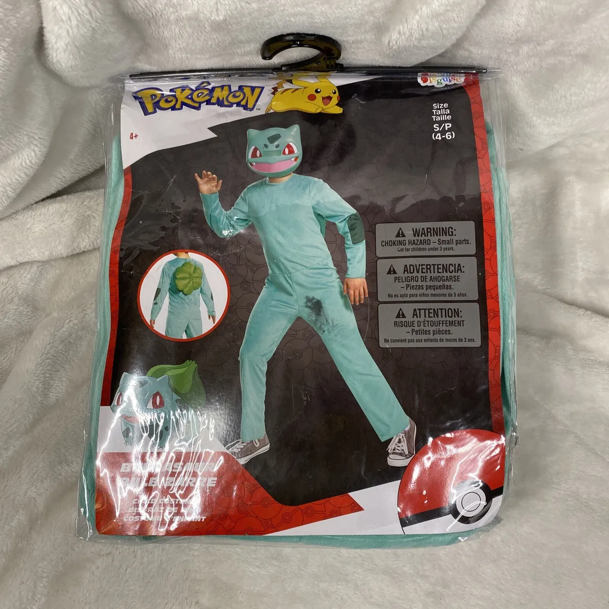 Nwt pokemon bulbasaur classic child costume size small