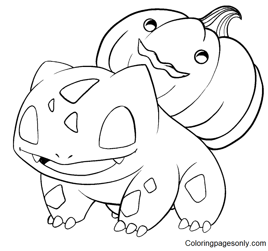 Bulbasaur coloring pages