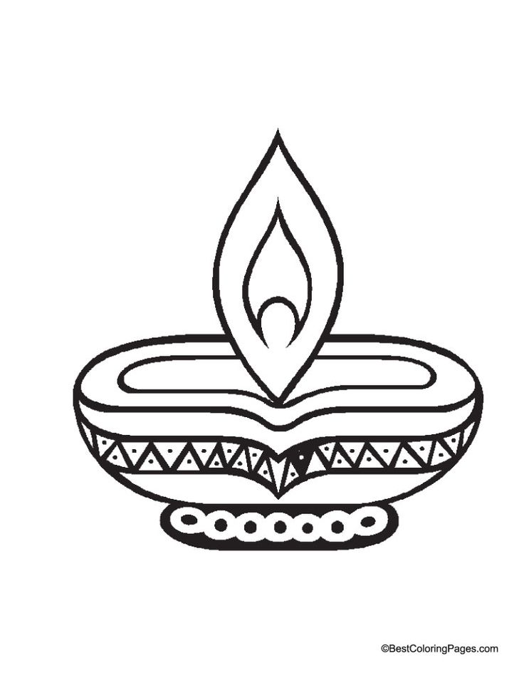 Diwali diya coloring page diwali pictures diwali diya diwali drawing