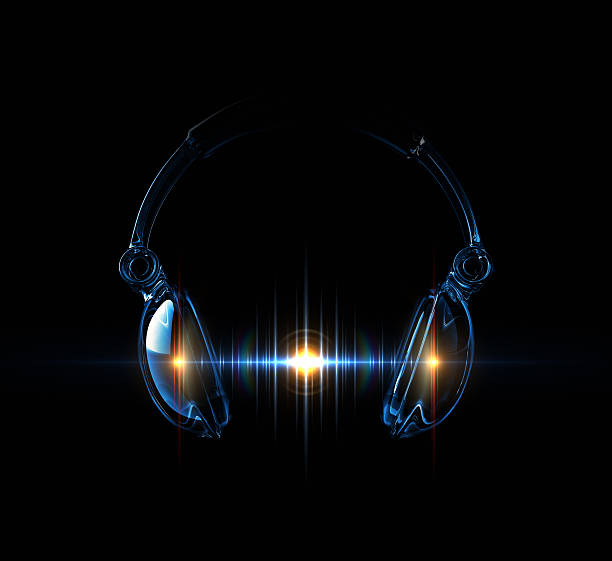 Dj headphones stock photos pictures royalty