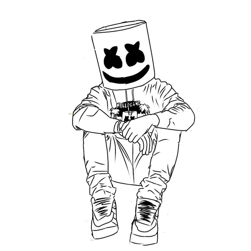 Marshmello fortnite coloring pages print for free wonder day â coloring pages for children and adults