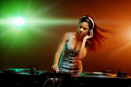 11.dj party music girl 4k wallpaper 255790297