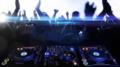 Music dj pioneer headphones dance dancing people mixer hd wallpaper print poster on x inches paper print