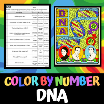 Dna color by number science