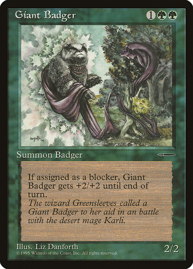 Giant badger