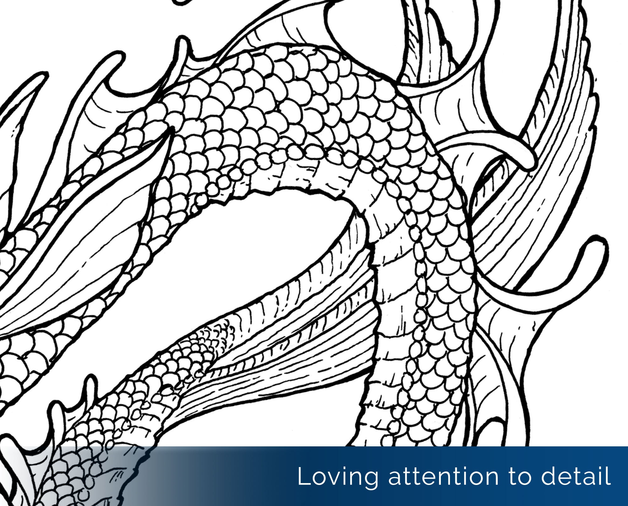 Sea serpent coloring page leviathan of the depths greek and norse myths printable digital download download now