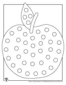 Fall dot marker coloring pages woo jr kids activities childrens publishing