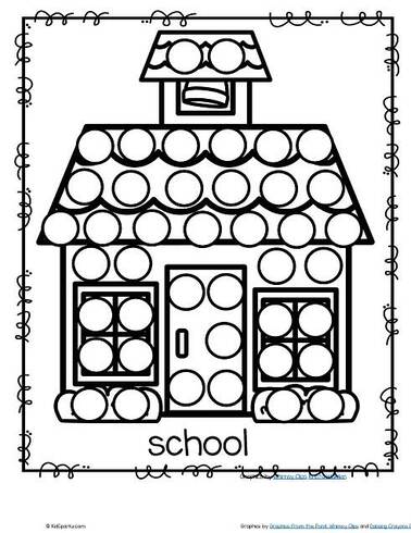 Back to school dot marker printables