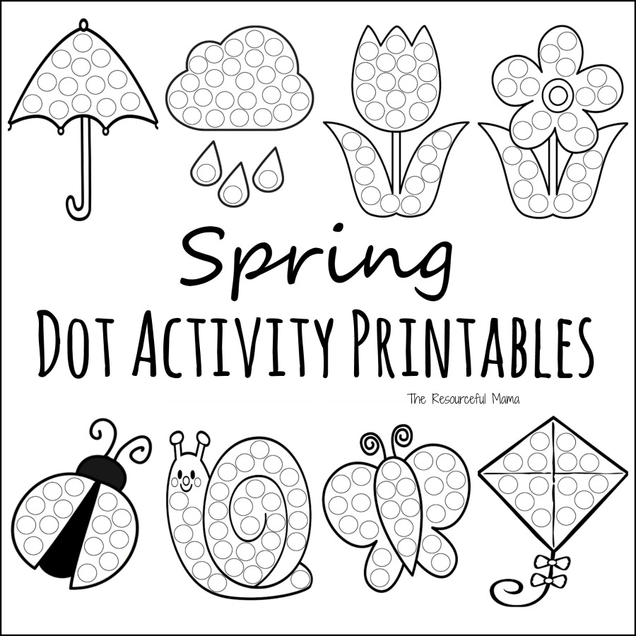 Spring do a dot prinables