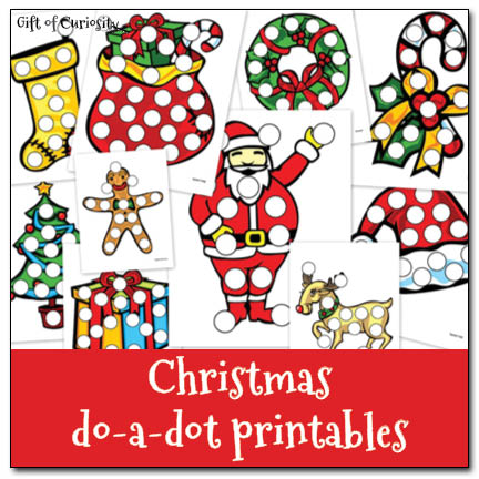 Free preschool printable worksheets christmas do a dot printables