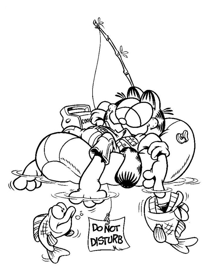 Guarda tutti i disegni da colorare di garfield su wwwbambinievacanze cartoon coloring pages fish coloring page disney coloring pages