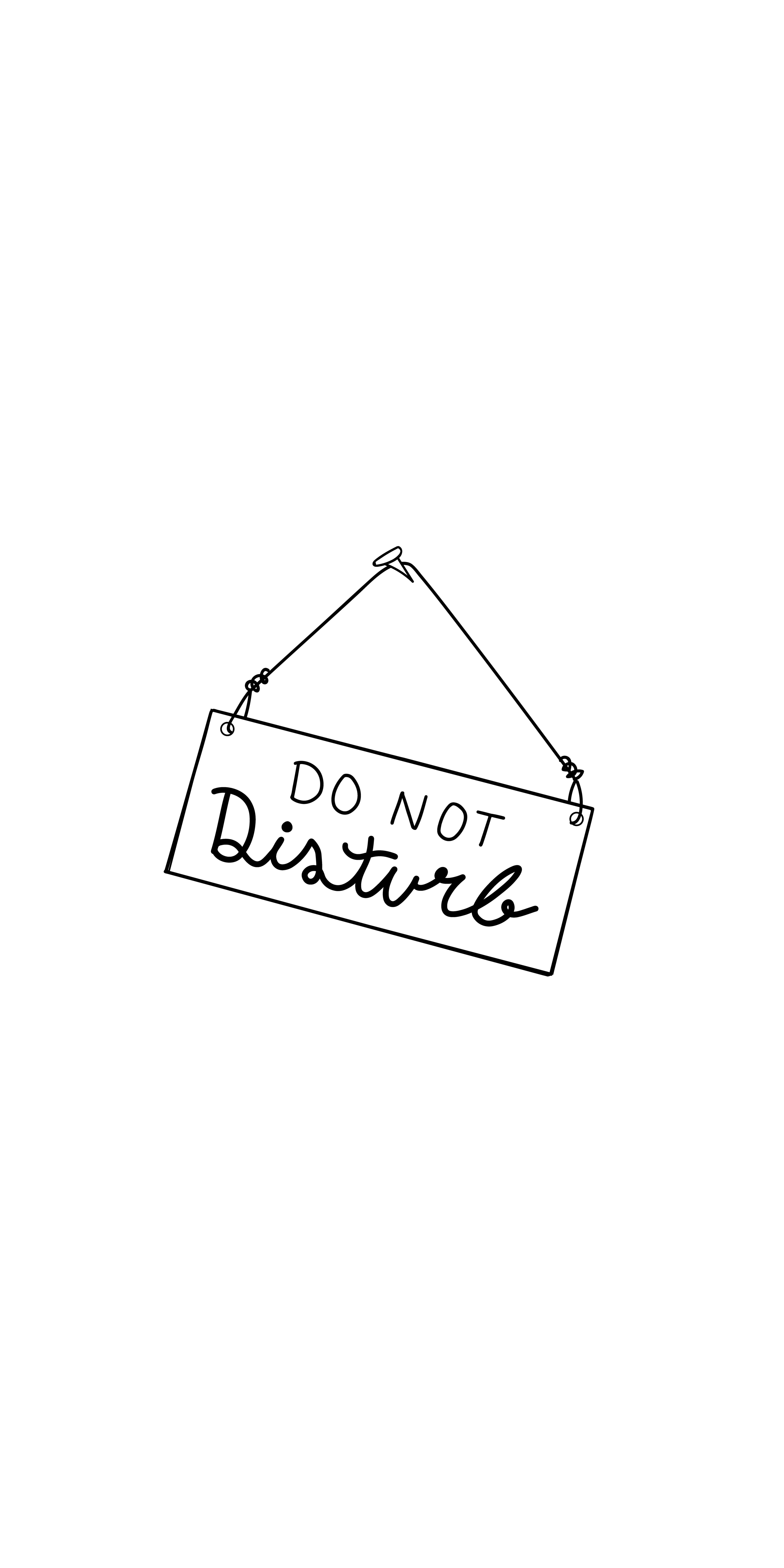 Do not disturb wallpapers