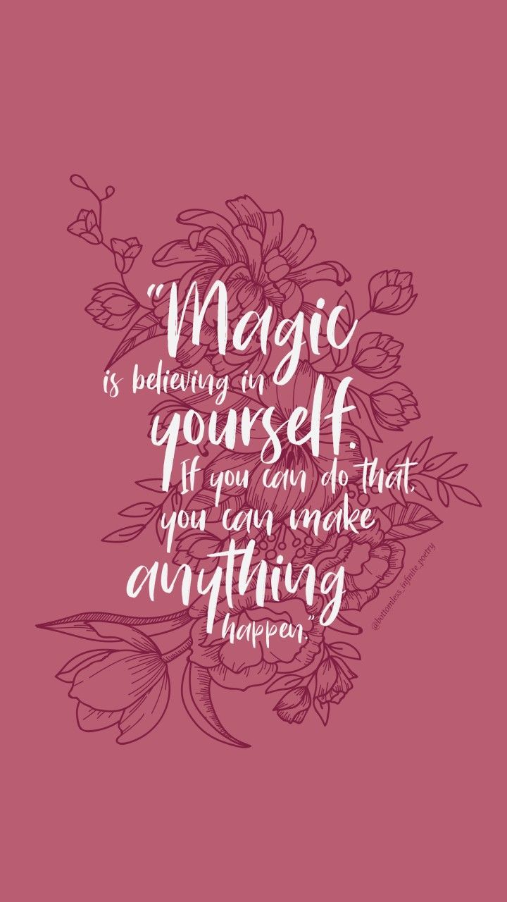 Pink wallpaper iphone quotes instagram bottomlessinfinitepoetry believe quotes believe in yourself quotes magic quotes