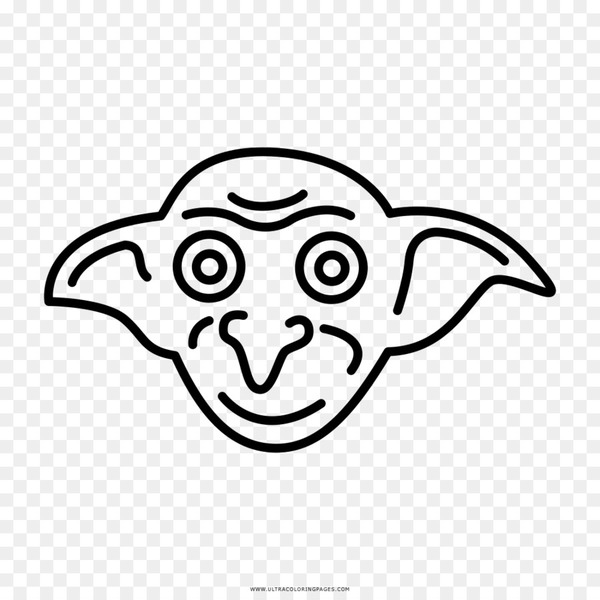 Free dobby the house elf coloring book drawing harry potter