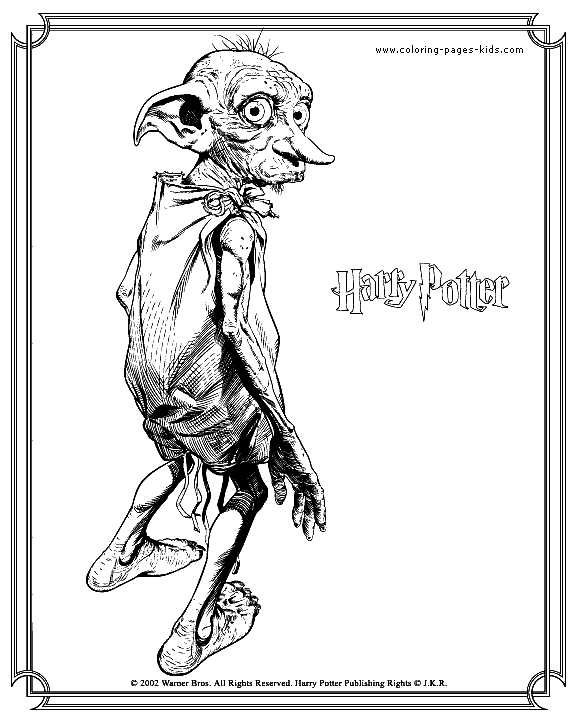 Printable coloring pages animales fantasticos harry potter animales