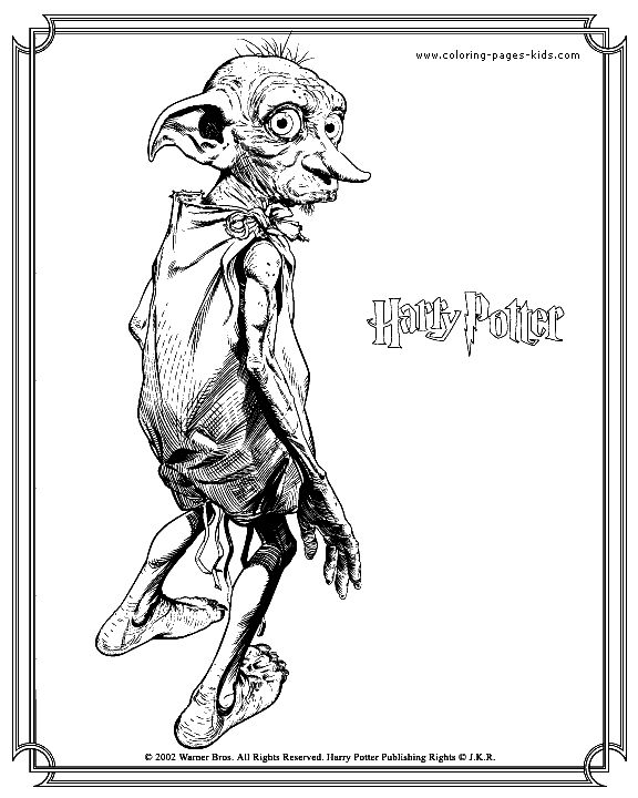 Printable coloring pages animales fantasticos harry potter animales