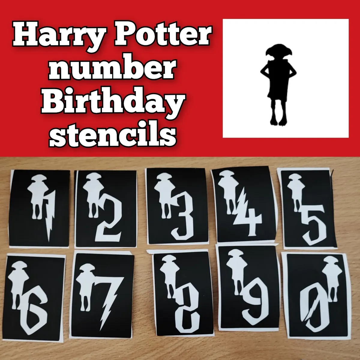 Glitter tattoo face paint stencils harry potter x birthday ages dobby