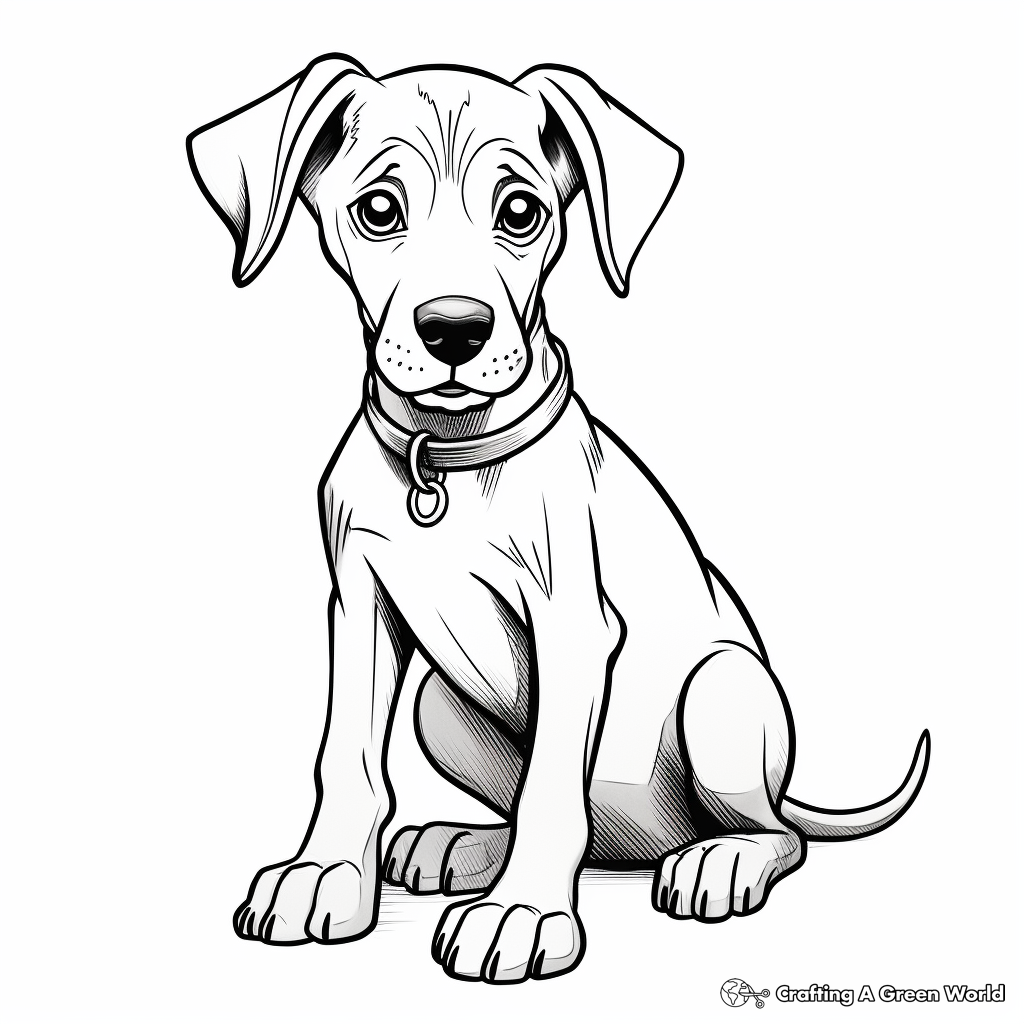 Doberman coloring pages