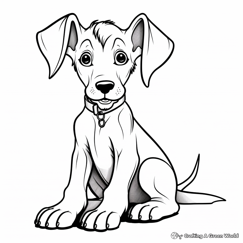 Doberman coloring pages