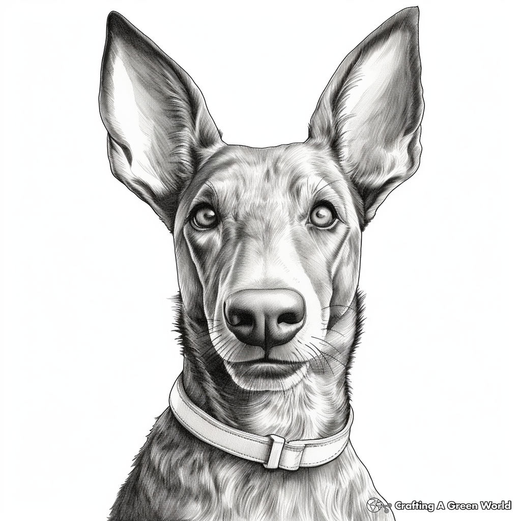 Doberman coloring pages