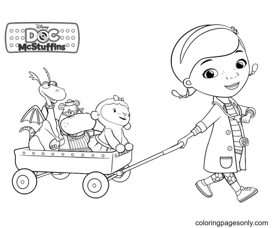 Doc mcstuffins coloring pages printable for free download