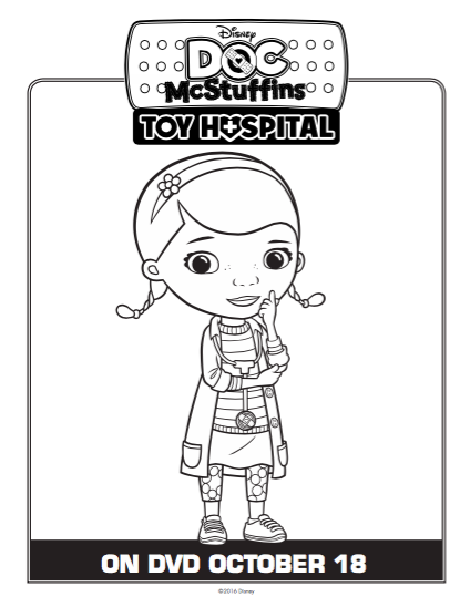 Free printable doc mcstuffins coloring pages