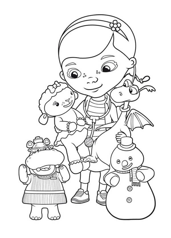 Doc mcstuffins toy hospital coloring pages doc mcstuffins coloring pages disney coloring pages kids printable coloring pages