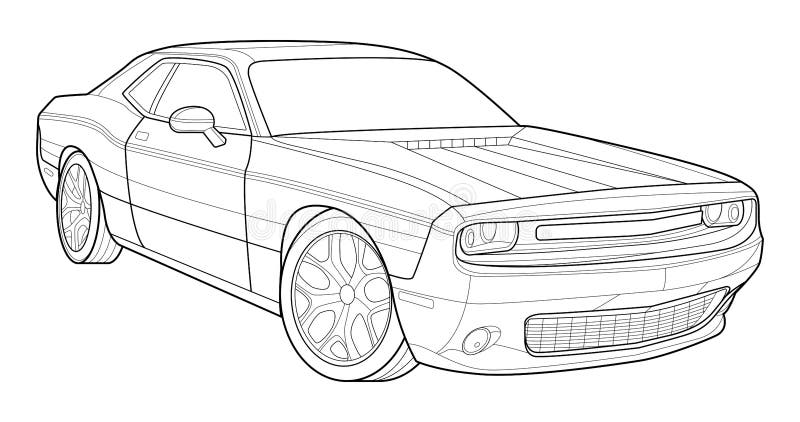 Sportcar sketch stock illustrations â sportcar sketch stock illustrations vectors clipart