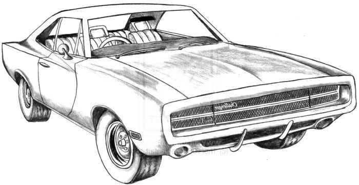 Dodge challenger coloring pages dodge charger cars coloring pages dodge challenger