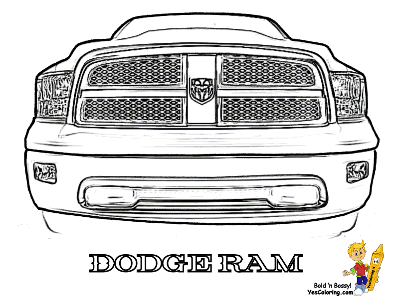 American pickup truck coloring sheet free truck yescoloring