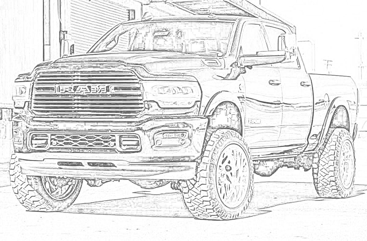 Dodge ram drawing desenhos de carros desenho trator homem aranha desenho