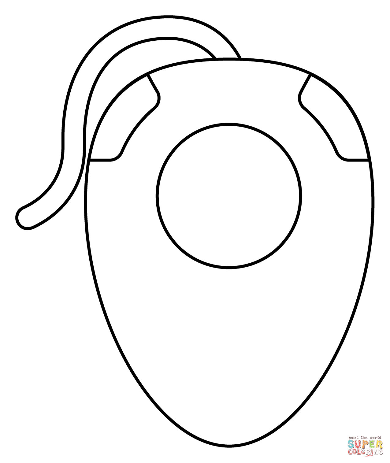 Trackball emoji coloring page free printable coloring pages