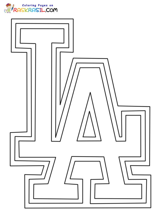 Los angeles coloring pages printable for free download