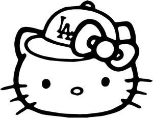 La dodgers coloring pages coloring pages hello kitty colouring pages hello kitty hello kitty tattoos