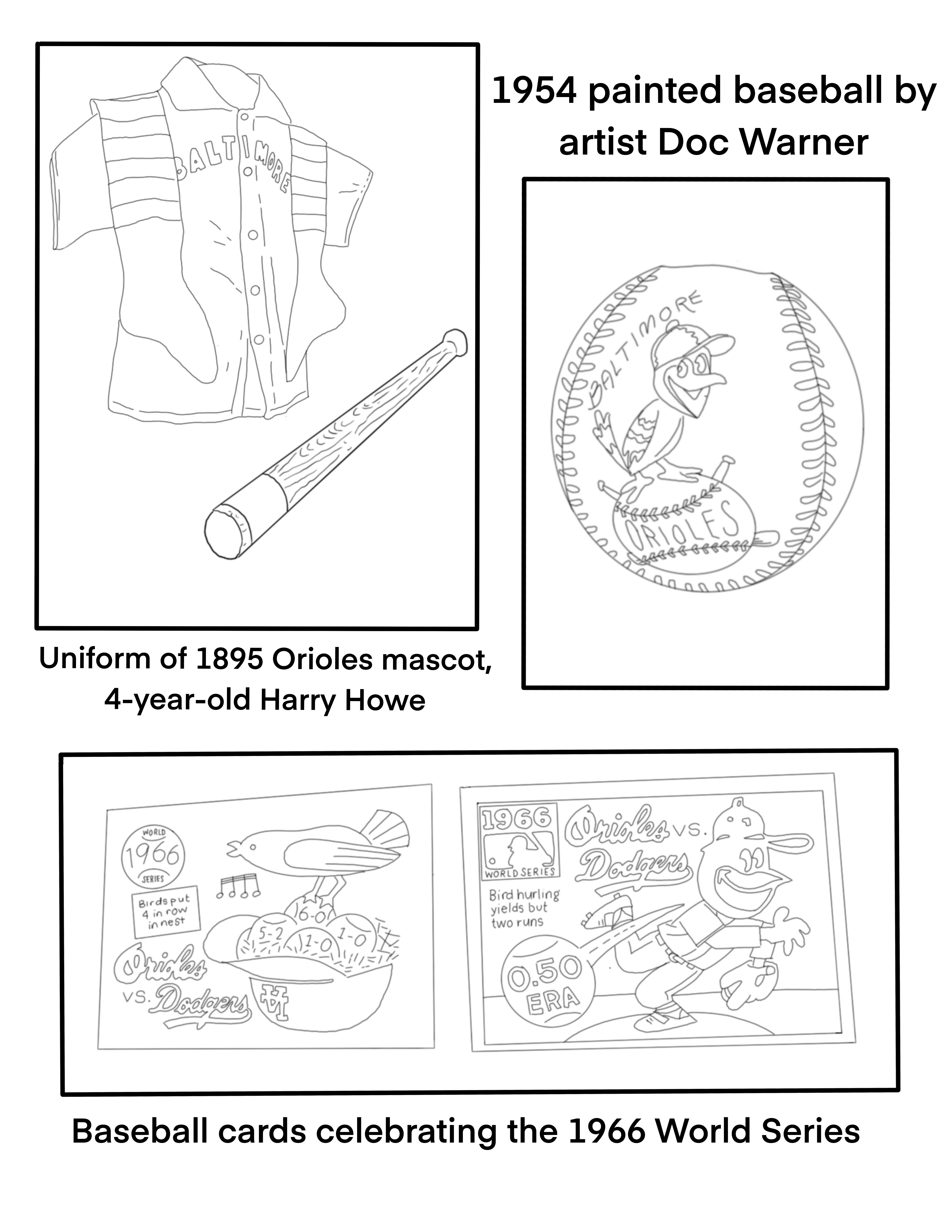 Coloring page babe ruth birthplace museum baltimore md