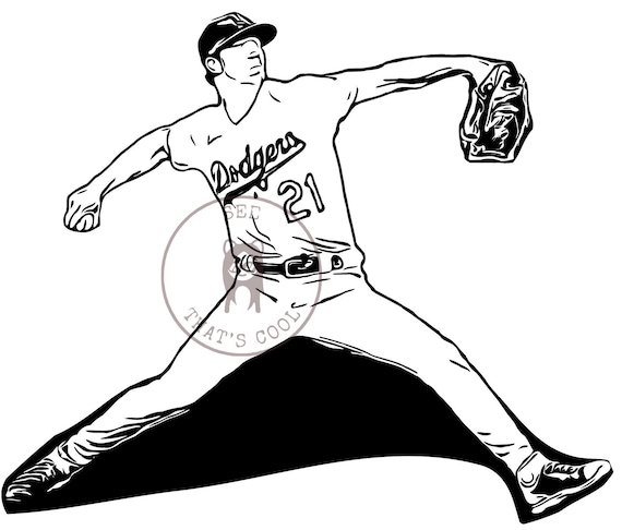 Walker buehler svg jpg pdf dodgers