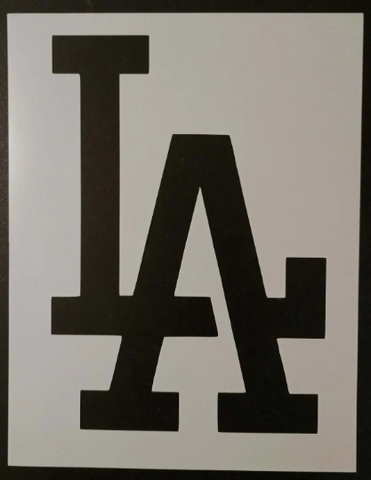 La la los angeles dodgers x custom stencil fast free shippi â my custom stencils